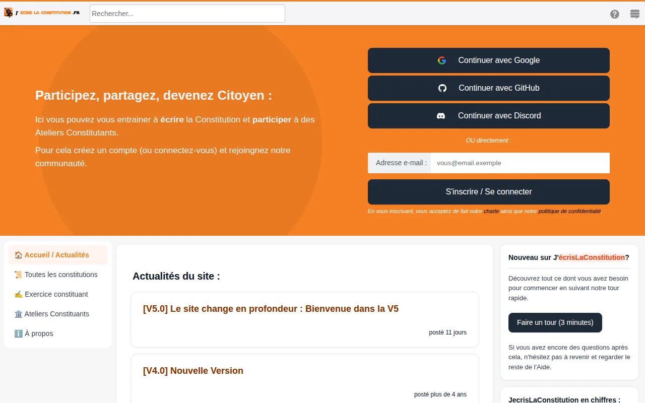 J'écris la Constitution